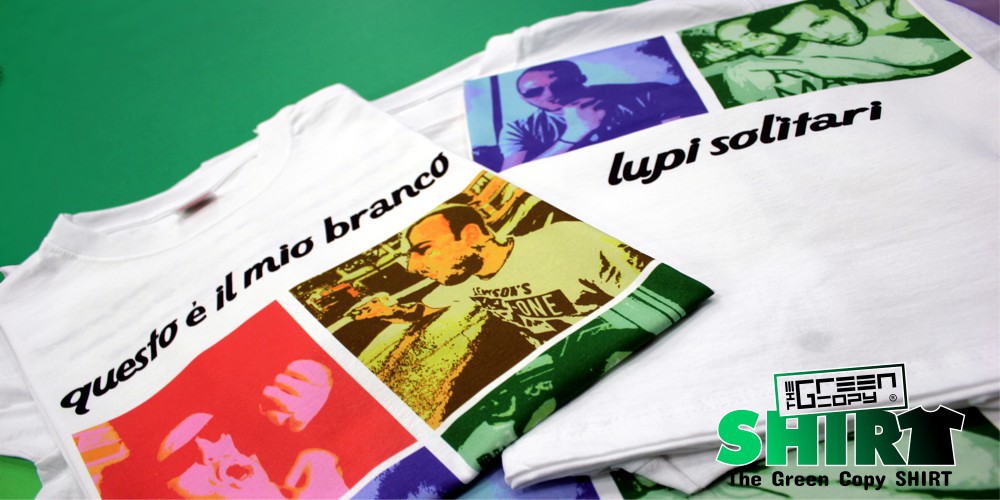 The Green Copy impresión de camisetas questo e il mio branco imprimir serigrafía digital de camisetas Villanueva de la Cañada MADRID