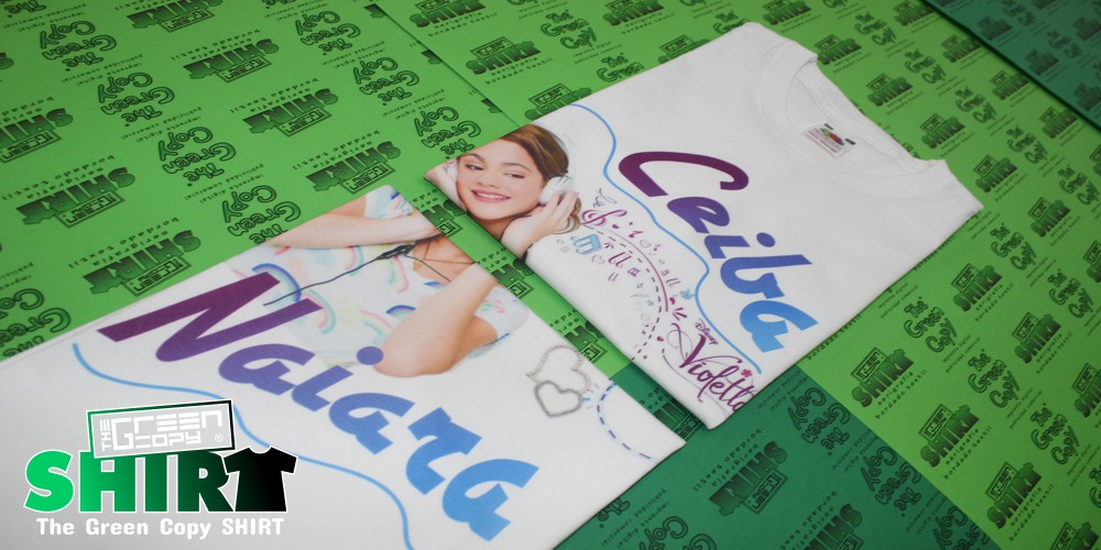 The Green Copy impresión de camisetas para ceiba y naiara concierto imprimir serigrafía digital de camisetas Villanueva de la Cañada MADRID