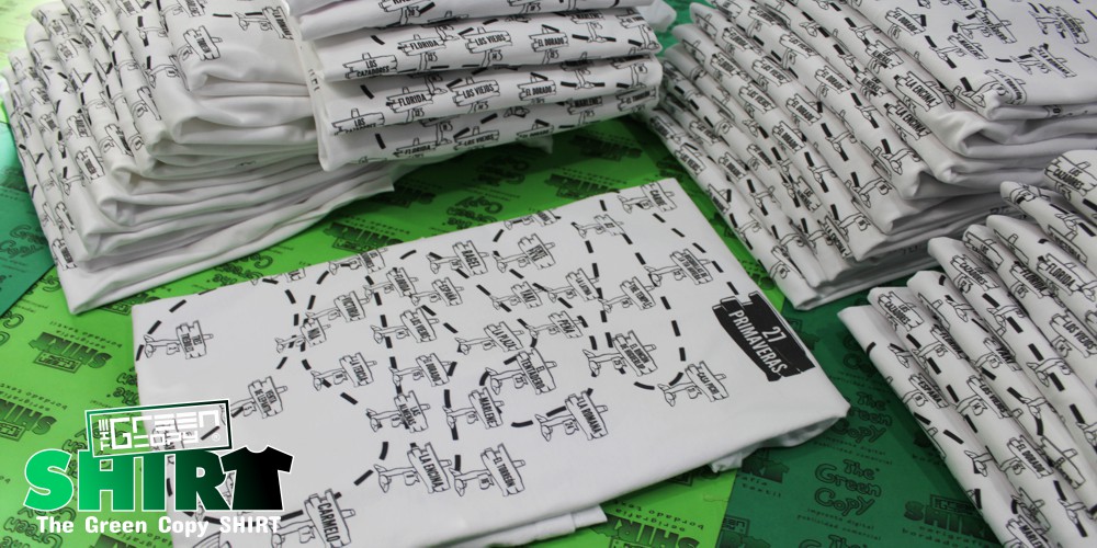 serigrafía de camisetas para regalos cumpleaños 27 primaveras impresión imprimir Villanueva de la Cañada MADRID